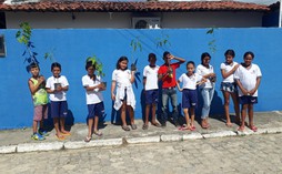 Na Semana do Meio Ambiente, estudantes deixam Coqueiro Seco mais verde