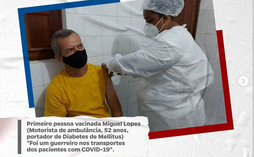 Coqueiro Seco recebe a Coronavac e vacina 31 coqueirenses contra o Coronavírus
